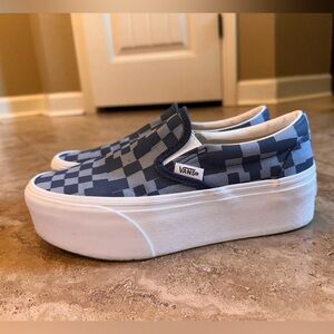 Checkered Platform Vans